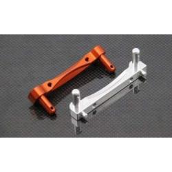 Vehicles-OCS CNC Alloy Rear roll cage Mount for 1/5 LOSI 5IVE-T ROVAN LT King Motor X2 RC CAR Gas Parts - (Color: Orange)