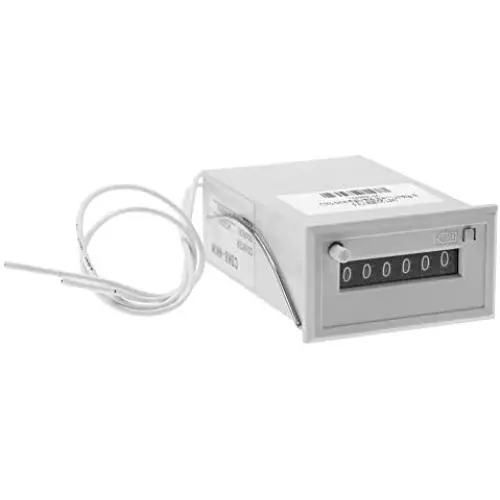 Electromagnetic Counter 6 Digit Pulse Counter CSK6-NKW AC220V / AC110V / DC24V / DC 12V(DC 12V)