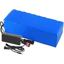 Jieoto 36V Electric Bike Battery 10Ah 10S 4P Lithium-ion Battery Pack for 200W 250W 350W 500W Motor with Charger Fit for Electric Scooters E-Bike Electric Street Bicycles