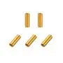 uxcell 5 Pcs M3x15mm Round Aluminum Standoff Column Spacer Female Golden Tone for Drone FPV Quadcopter Racing RC Multirotors Parts DIY
