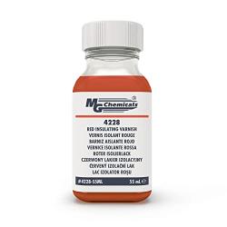 MG Chemicals 4228-55ML Red Insulating Varnish, 55 mL Bottle