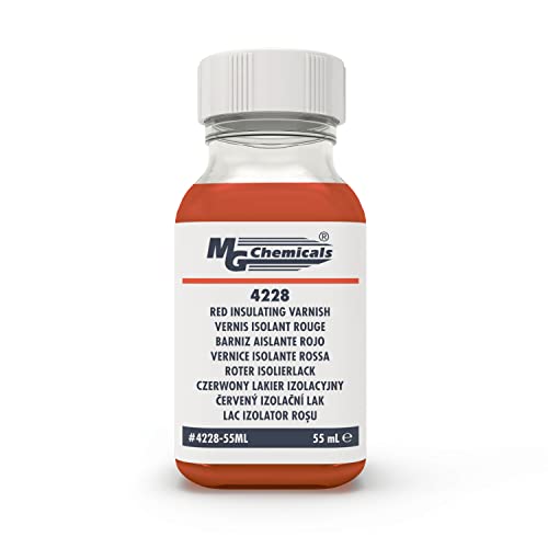 MG Chemicals 4228-55ML Red Insulating Varnish, 55 mL Bottle