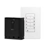 TOPGREENER Wi-Fi Single Relay Module with Smart Light Switch Wi-Fi Scene Controller, Hidden Smart Switch for Fans, Outlets, Switches, 2.4GHz Network, UL Listed
