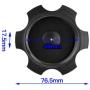 HIAORS CNC Aluminum Gas Fuel Tank Cap With Breather Valve for 50cc 70cc 90cc 110cc 125cc 140cc 150cc 160cc Pit Dirt Bike Motorcycle Black