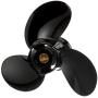 Quicksilver Black Diamond 3-Blade Aluminum Propeller - For Mercury and MerCruiser Engines