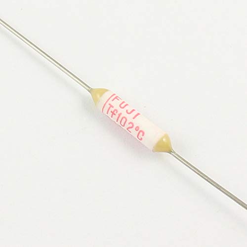 5Pcs Microtemp Thermal Fuse Axial 102C TF Cutoff 2A 250V Fuji TF 102C