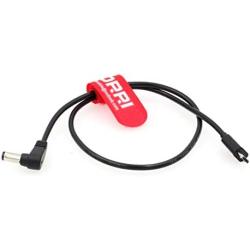 DRRI Micro USB to 90 Degree 2.1MM DC Nucleus Nano Motor Power Cable (Straight Micro USB)