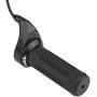Qiilu Universal Twist Throttle Handle Grip Motorcycle Accelerator Electric Scooter Twist Speed Throttle Grip with 3 Cables for Replacement