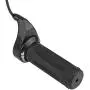 Qiilu Universal Twist Throttle Handle Grip Motorcycle Accelerator Electric Scooter Twist Speed Throttle Grip with 3 Cables for Replacement