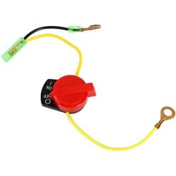 QAZAKY On/Off Engine Stop Kill Switch Control Compatible with GX110 GX120 GX160 GX200 GX240 GX270 GX340 GX390 ED1000 EZ1400 EG1400 EG1000 EZ2500 EZ3500 EZ5000 WT30XK4 WT40XK3 CC4033 26A-BPH3710