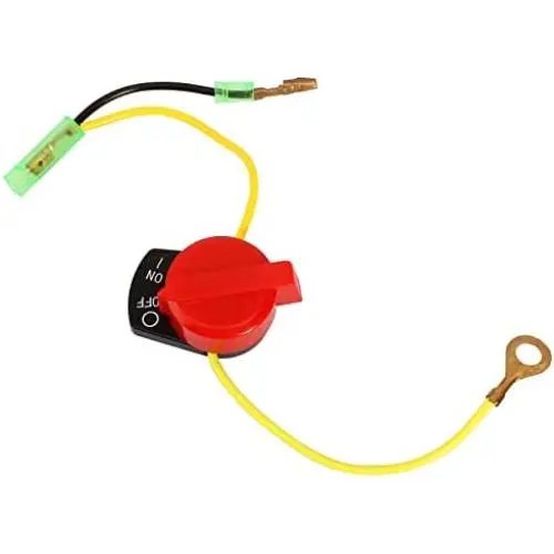 QAZAKY On/Off Engine Stop Kill Switch Control Compatible with GX110 GX120 GX160 GX200 GX240 GX270 GX340 GX390 ED1000 EZ1400 EG1400 EG1000 EZ2500 EZ3500 EZ5000 WT30XK4 WT40XK3 CC4033 26A-BPH3710