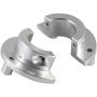 UAUS Silver 36mm CNC Adaptor For 1.5 Inch 66cc 80cc Motorized Bike Bicycle