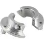UAUS Silver 36mm CNC Adaptor For 1.5 Inch 66cc 80cc Motorized Bike Bicycle