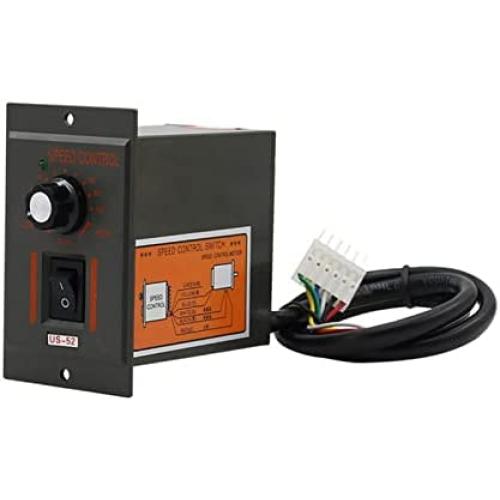 SUTK US52 400W Motor Speed Controller AC 220V 50/60Hz Motor Speed Pinpoint Regulator Controller Forward&Backward Motor Governor