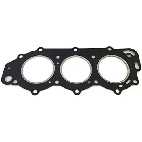 ITACO Boat Motor Cylinder Head Gasket 6H4-11181-A2 A1 A0 1 6H4-11181-00 for Yamaha Outboard Pro P 40HP 50HP 3 Cylinder 2-Stroke Engine