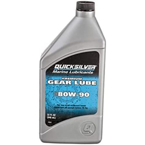 Quicksilver 80W-90 Premium Gear Lube - Marine Engine - 32 Ounce