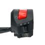 LMoDri Motorcycle Handle Bar Left Right Switches Horn Turn Signal Headlight Fog Light Electric Start Handlebar Controller Switch