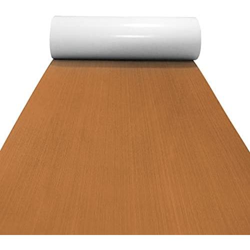 KXKZREN Boat Flooring EVA Foam Decking Sheet Marine Boat Deck Carpet Non Skid Self-Adhesive Comfort Flooring Material for Motorboat RV Yacht Kayak Swimming Pool Cooler Tops, 94