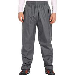 Rain Pants Men, Waterproof Pants Mens Fishing Pants, Work Rain Gear Pants for Men Motorcycle Hiking Outdoor Windproof Golf