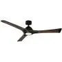 Ventilateur de plafond intelligent Woody Intérieur et Extérieur 3 Pales 60in avec Kit d'Éclairage LED 3000K et Télécommande Compatible Alexa, Google Assistant, Samsung Things, et iOS ou Android App. Ventilateur de plafond intelligent Woody Intérieur et Extérieur 3 Pales 60in avec Kit d'Éclairage LED 3000K et Télécommande Compatible Alexa, Google Assistant, Samsung Things, et iOS ou Android App.