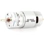 sourcing map Magnetic Electric Geared Box Motor DC 12V 150RPM 4mm Shaft Dia Cylindrical