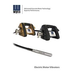 Wyco 995 Electric Motor Power Concrete Vibrator, 15 AMP Motor/Grounded, 3 H.P
