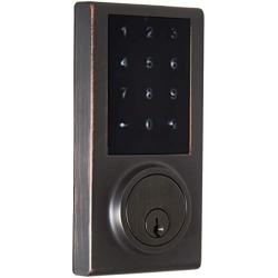 Delaney Hardware 301777 Z-Wave Smart TOUCHPAD, Tuscany Bronze Deadbolt Lock