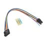 MECMO 1581773 Pigtail 3 Pins Blower Motor Resistor Connector Harness, Replace 8e5h-19e624-a 89018778, 89019351, 15-81773, Compatible with Buick Cadillac Chevy GMC Silverado Tahoe Suburban Sierra Yukon