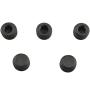 Hahiyo 1/4 Inches NPT Hex Socket Plug Smooth Threads Seal Tight Allen Head Carbon Steel Pipe Fitting Bright Finish Multi Function 5 Pieces for Motor Drainage Hole Water Line Empty Ports