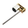 Fielect DC 12V 200RPM Gear Motor Thread Flip N20 Speed Reduction Motor M3 x 55mm Shaft for Lifts, Landing Gear, Mechanical Arms, Electronic Toys 1pcs