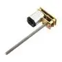 Fielect DC 12V 200RPM Gear Motor Thread Flip N20 Speed Reduction Motor M3 x 55mm Shaft for Lifts, Landing Gear, Mechanical Arms, Electronic Toys 1pcs