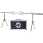 Lilys Home LB Spinner Adjustable Portable Battery Operated Outdoor BBQ Rotisserie Spit with Motor, Silver. Pro