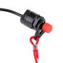 Acouto Kill Switch with Lanyard Outboard Motorcycle ATV Lawn Mowers 12VDC Emergency Engine Kill Stop Switch with Tether Lanyard Cord Handlebar Engine Start Stop Kill Button Switch Universal