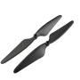 Upgraded Propellers Three Blades Two Blades Main Blade Propeller Motors with Metal Gears for Hubsan H502E H502S Drone Replacement CCW CW RC Quadcopter Spare Parts Set (Black)