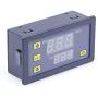 KNACRO 1500W DC 5V Relay Switch, Digital Time Delay Relay Board with Dual-color (Red+Blue) LED Display, On-Off Delay Timer Switch Support Cycle of Time for Car Vehicle (DC 5V, Red+Blue)