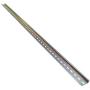 Fielect DIN Rail Sloted Steel Mounting Guide 100cm x 35mm x 7.5mm, 1mm Thickness Bronze Tone