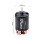 YOUQUKEJI RC Motor 540 Brushed Waterproof Motor for 1:10 Scale RC Rock Crawlers & Rock Racers(55T)