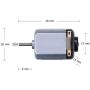 Topoox 12 Pack DC Motor 1.5-3V 15000RPM Mini Electric Hobby Motor for DIY Toys Science Projects