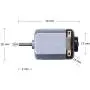 Topoox 12 Pack DC Motor 1.5-3V 15000RPM Mini Electric Hobby Motor for DIY Toys Science Projects