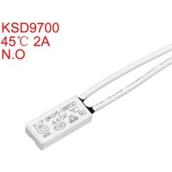 uxcell Normally Open Temperature Switch, 45℃ N.O 2A Thermal Switch Thermostat Temperature Control Switch 2pcs