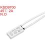uxcell Normally Open Temperature Switch, 45℃ N.O 2A Thermal Switch Thermostat Temperature Control Switch 2pcs