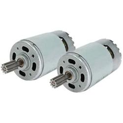 2 Pcs 550 12V 30000RPM Electric Motor High Speed RS550 12 Volt Motor Gearbox Accessories for Power Wheels Children Ride On Car Replacement Parts