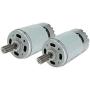 SHENGLE 2 Pcs 550 35000RPM Electric Motor High Speed RS550 12V Motor Gearbox Accessories for Power Wheels Children Ride On Car Replacement Parts