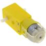 YXQ DC 3V-6V Uniaxial TT Gear Motor with 65mm Dia Robot Wheel for Robot Smart Car, 4-Set