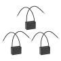 uxcell Ceiling Fan Capacitor CBB61 4.5uF 250V AC 2 Wires Metallized Polypropylene Film Capacitor 38x29x18mm for Electric Fan Pump Motor Generator 3Pcs