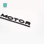 ZENIX Tesla Model 3 Y Dual Motor Performance Badge 3D Metal Car Rear Trunk Emblem Sticker Badge Decals Compatible Decorative Accessories (Dual Motor) Chrome Delete/Black