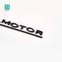 ZENIX Tesla Model 3 Y Dual Motor Performance Badge 3D Metal Car Rear Trunk Emblem Sticker Badge Decals Compatible Decorative Accessories (Dual Motor) Chrome Delete/Black