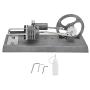 DIY Stirling Engine Set,Stirling Engine Model Zinc Alloy Wide Application Easy to Assemble for Physical Learning for Science Projects for Machinery Learning