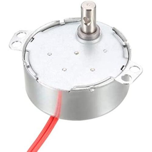 uxcell Metal Gear Electric Synchronous Motor AC 12V 5-6RPM 50-60Hz CCW/CW 4W
