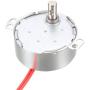 uxcell Metal Gear Electric Synchronous Motor AC 12V 5-6RPM 50-60Hz CCW/CW 4W